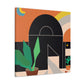Ancestral Reflection - Midcentury - Canvas