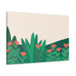 Butterfly Blooms Landscape - Canvas
