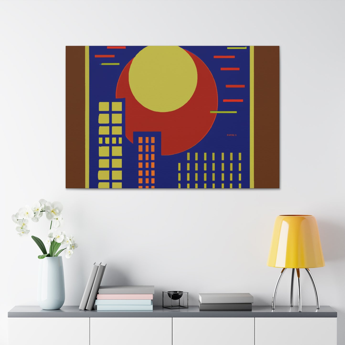 Varese Vinyl- Midcentury - Canvas