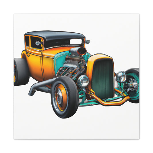 Vintage Burner - Automobile - Canvas