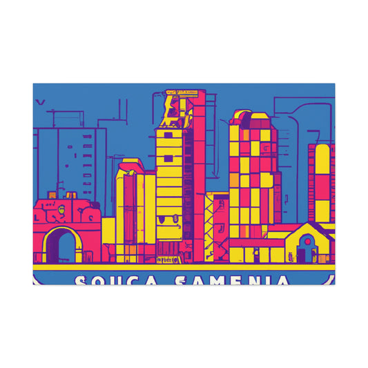 Salone del Sur - South America - Canvas