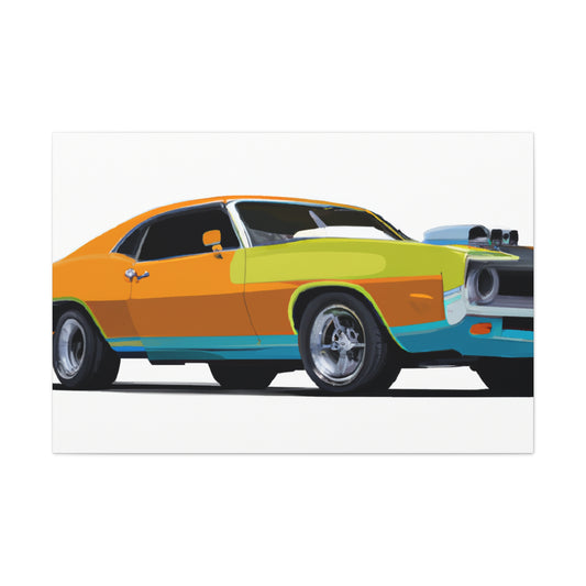 Scorch-A-Lackin' - Automobile - Canvas