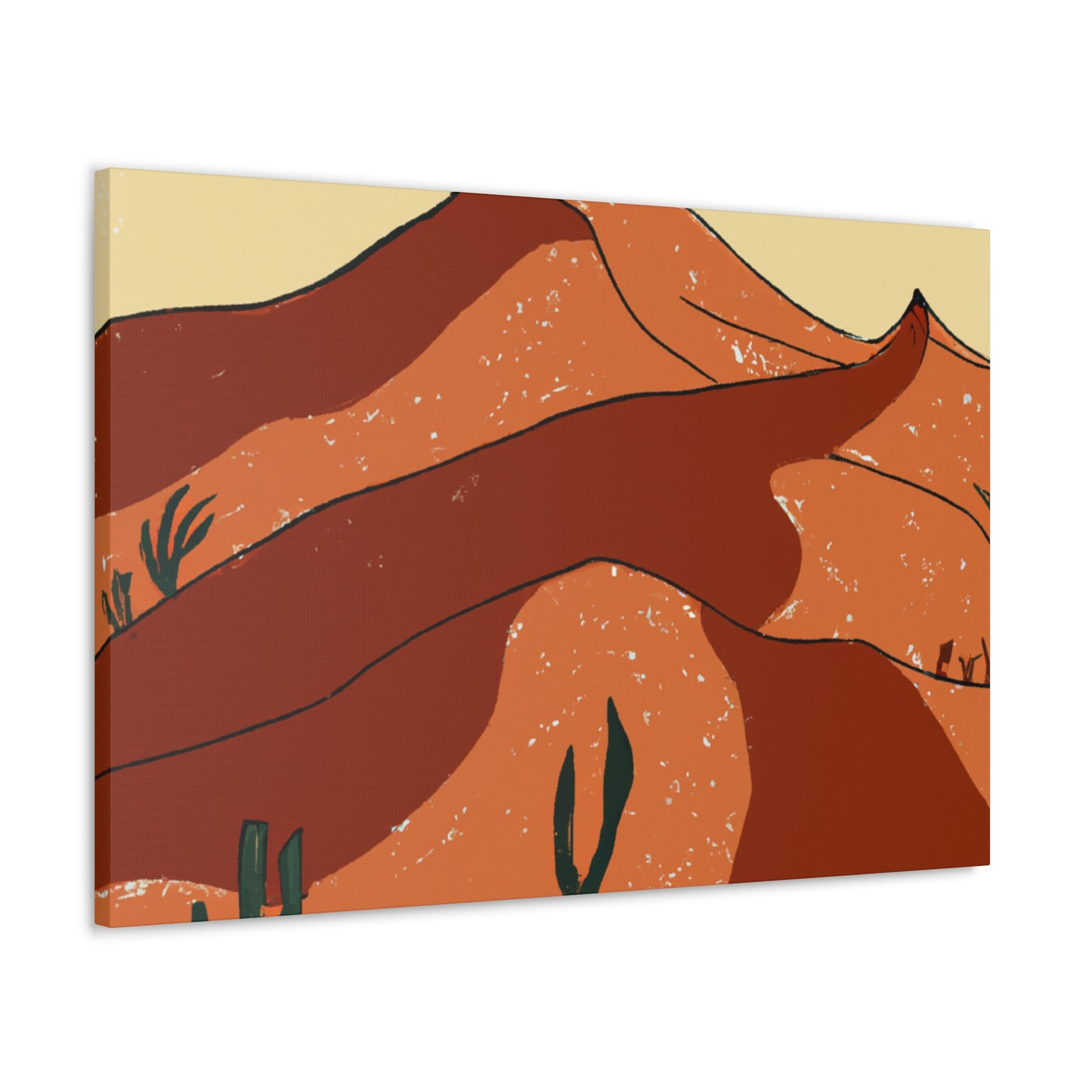 The Eliza - Vintage Contemporary - Desert = Canvas