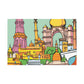 Lotus Island - Destination India - Canvas