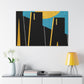 Dark City - Midcentury Canvas