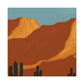 Retro Revival - Vintage Contemporary - Desert - Canvas