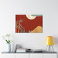 "Retro Refuge - Midcentury" - Canvas