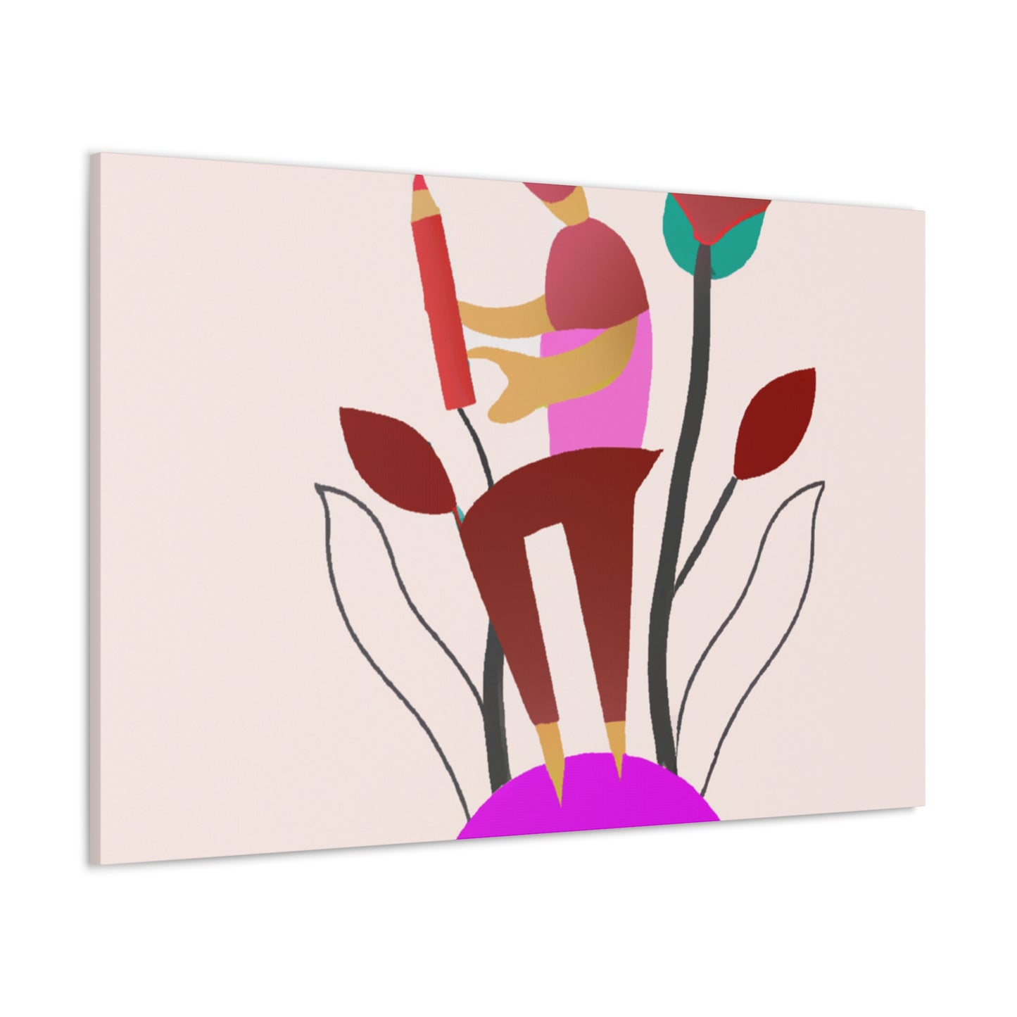 Zen Leaf - Minimalism - Canvas