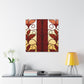 Fall Leaf - Glass Canvas