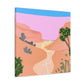 Flaming Dunes - Landscape - Canvas