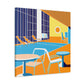 Water Wonder - Midcentury - Canvas