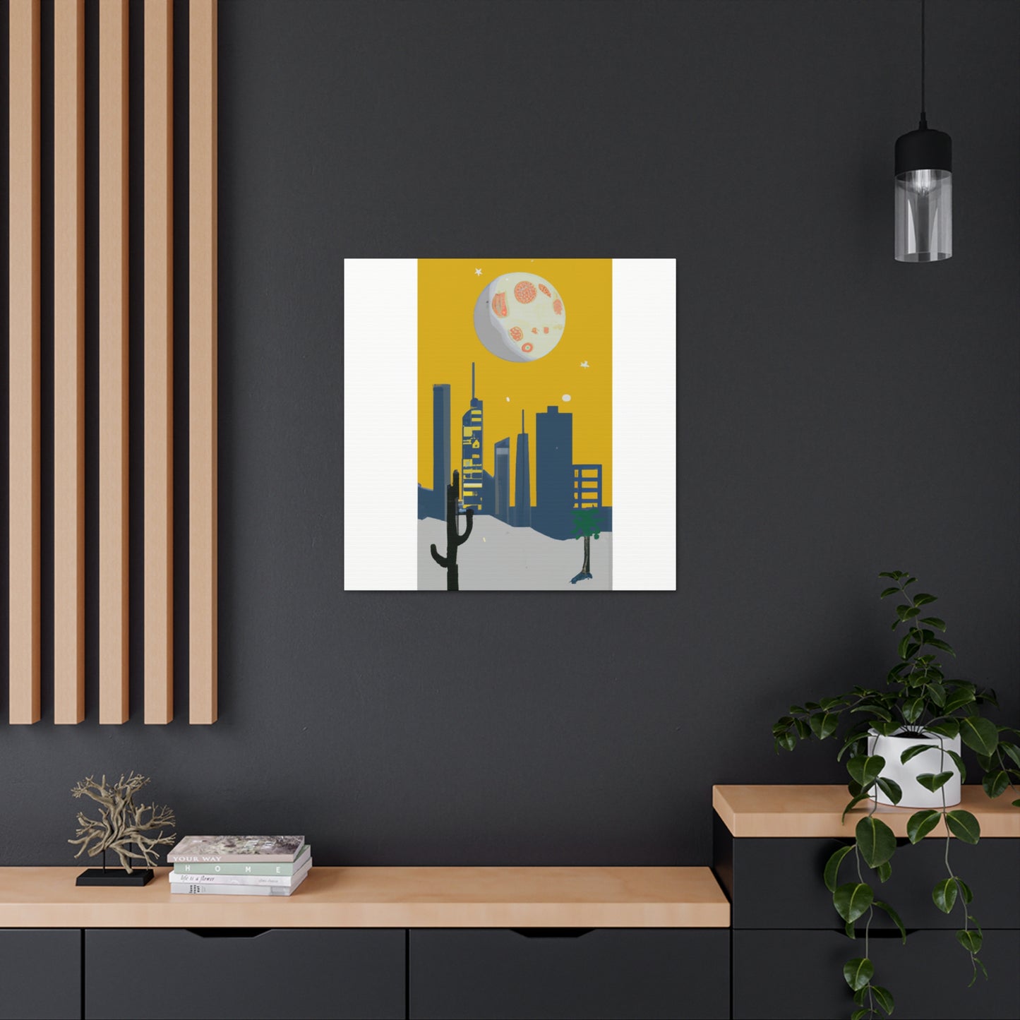 Skyhigh - Midcentury Canvas