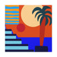 Orange Twitch - Midcentury Canvas