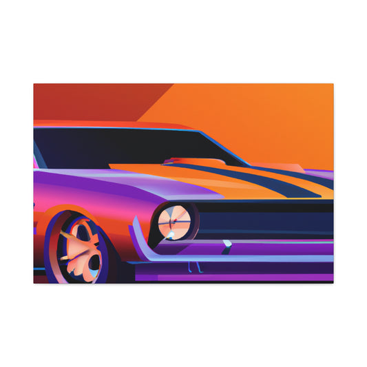 Chopper Rebel - Automobile. - Canvas