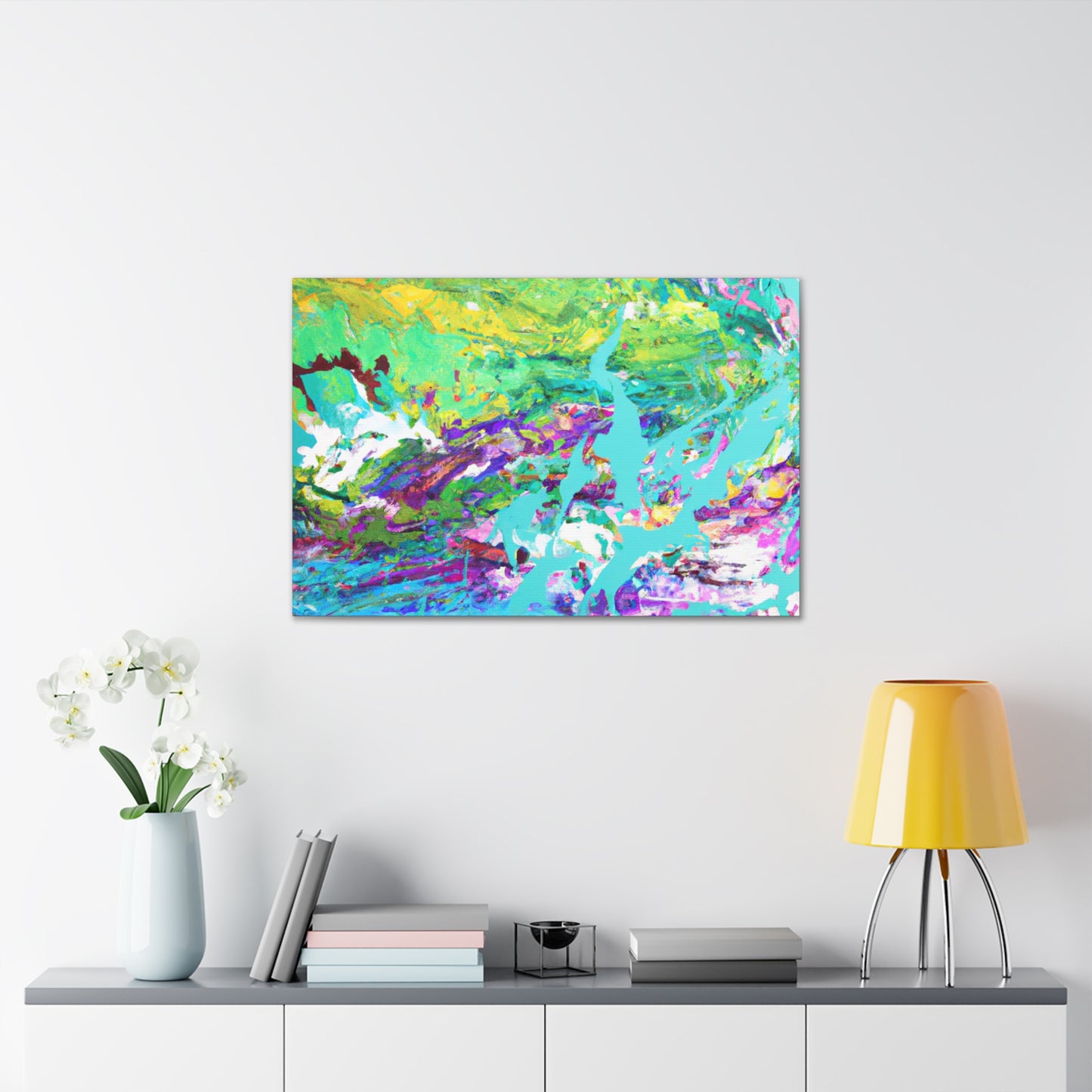 Vibrant Splendor - Abstract Canvas