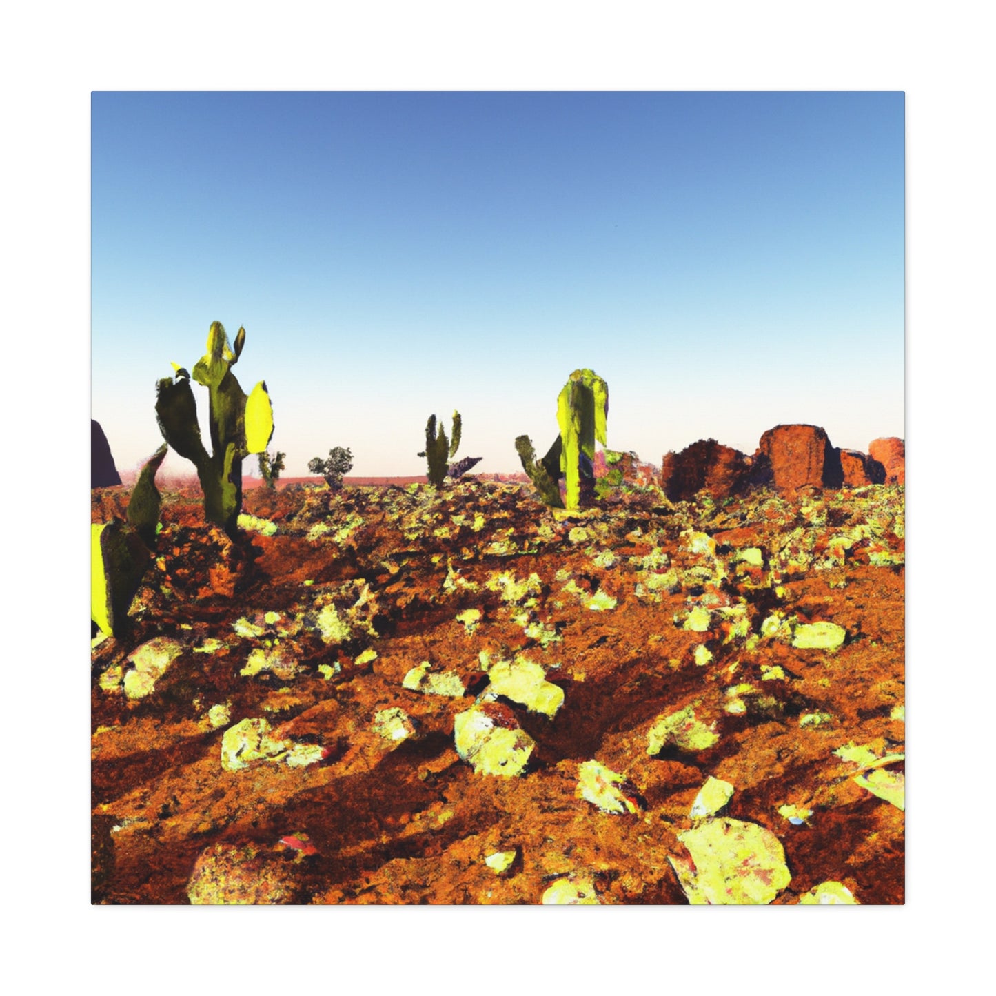 Desert Mirage-Landscape - Canvas