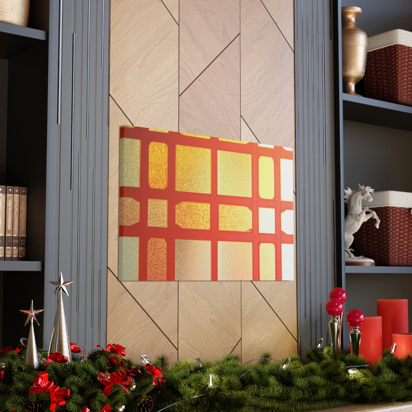 Orange Slice - Glass Canvas