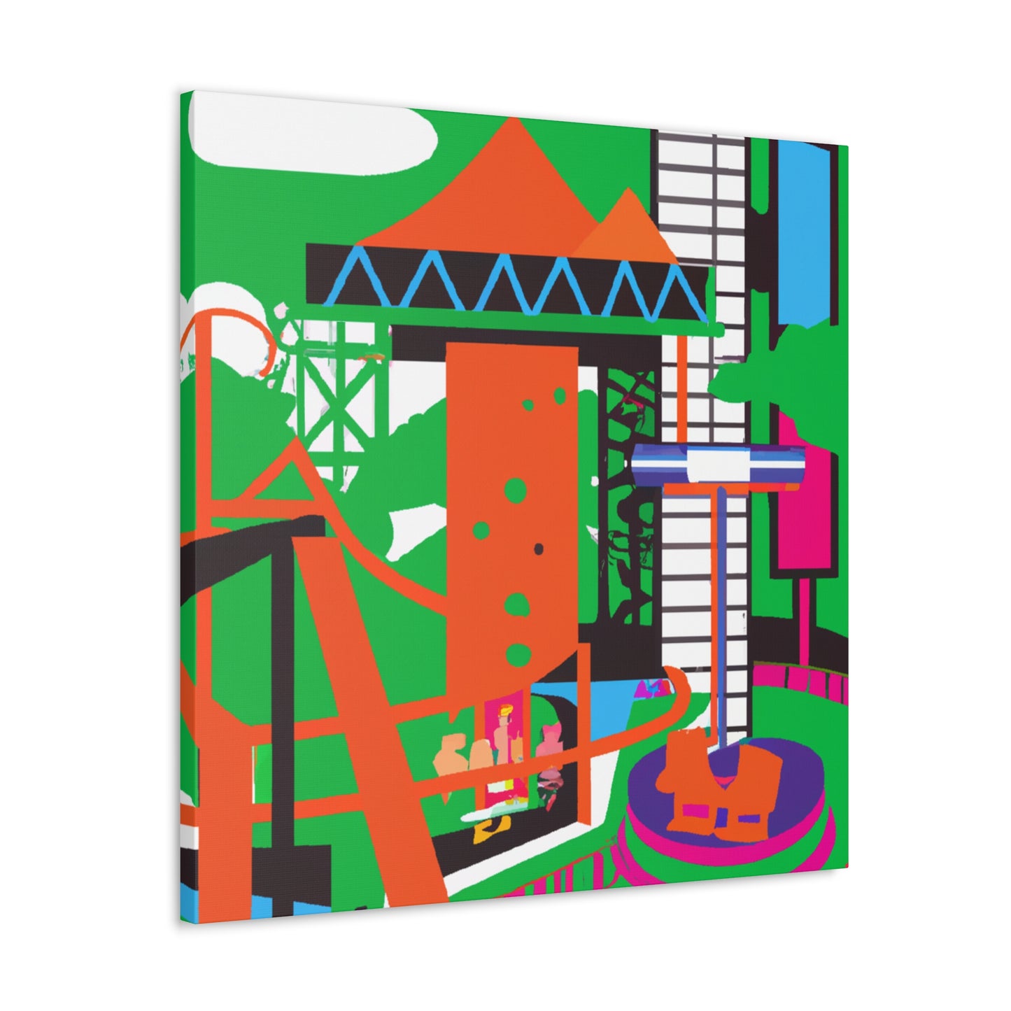 Gardenewood - Landscape - Amusement - Canvas