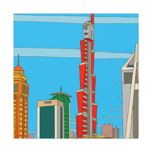 Turquoise Oasis – Destination Arab Emerates - Canvas