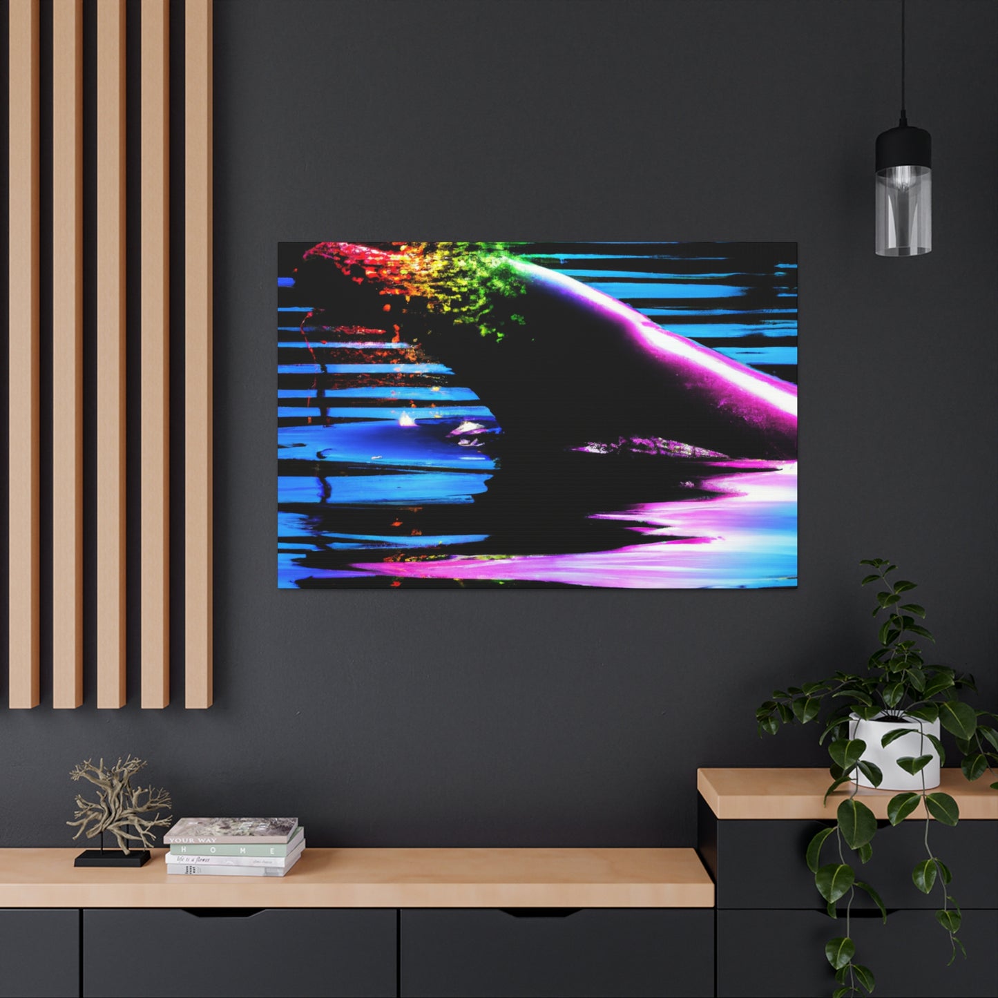 Icyfang the Ice Lynx - Canvas - Wildlife