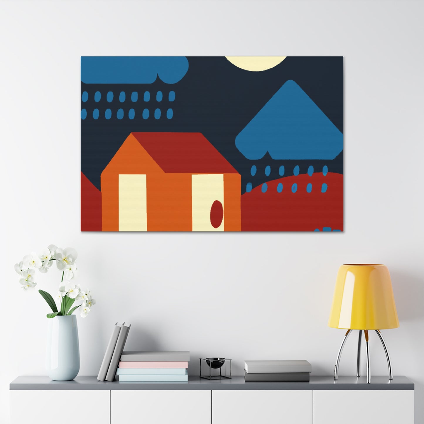 Vibrant Arches - Midcentury - Canvas