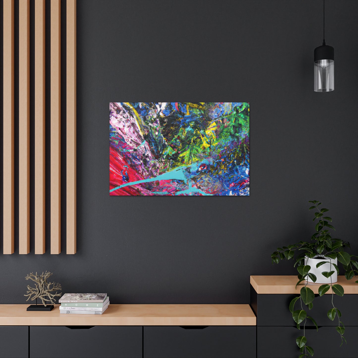 'Happy Family Reunion' - Abstract Canvas
