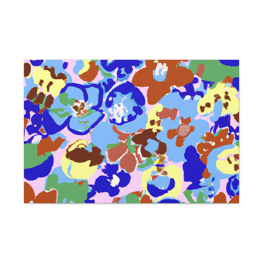Serene Petals - Floral Canvas