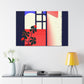 Diner Wheel - Midcentury - Canvas