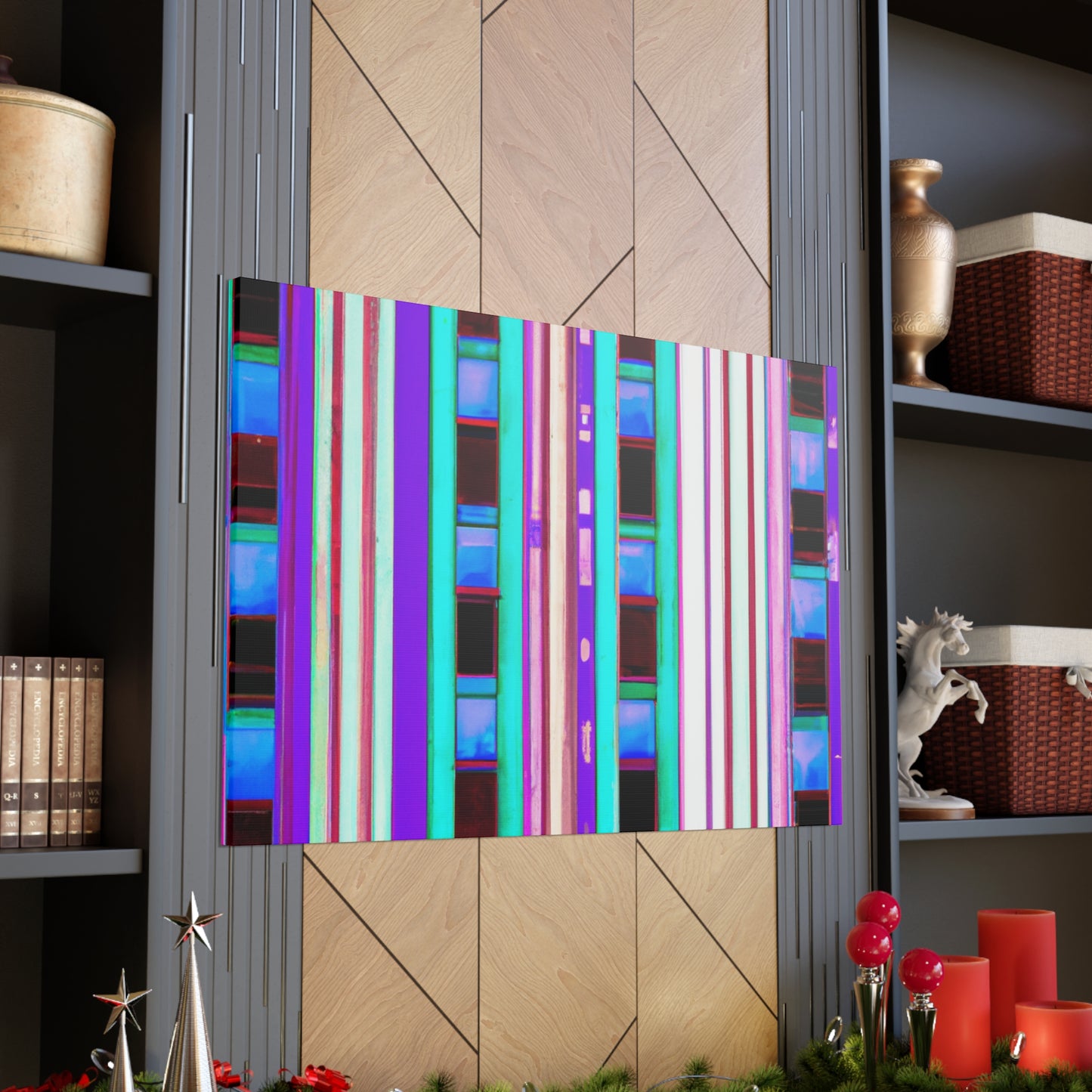 Luminous Metropolis - Architectural Canvas