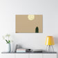 "Scalloped Elegance - Vintage Contemporary" - Desert Canvas