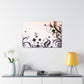 Blossom Kisses - Floral - Canvas