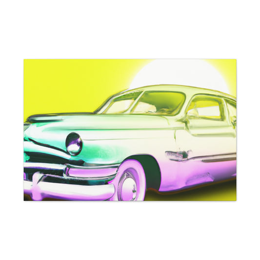 Classic Car Reflection -Automobile Canvas