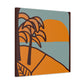 Woodland Oasis - Midcentury - Canvas