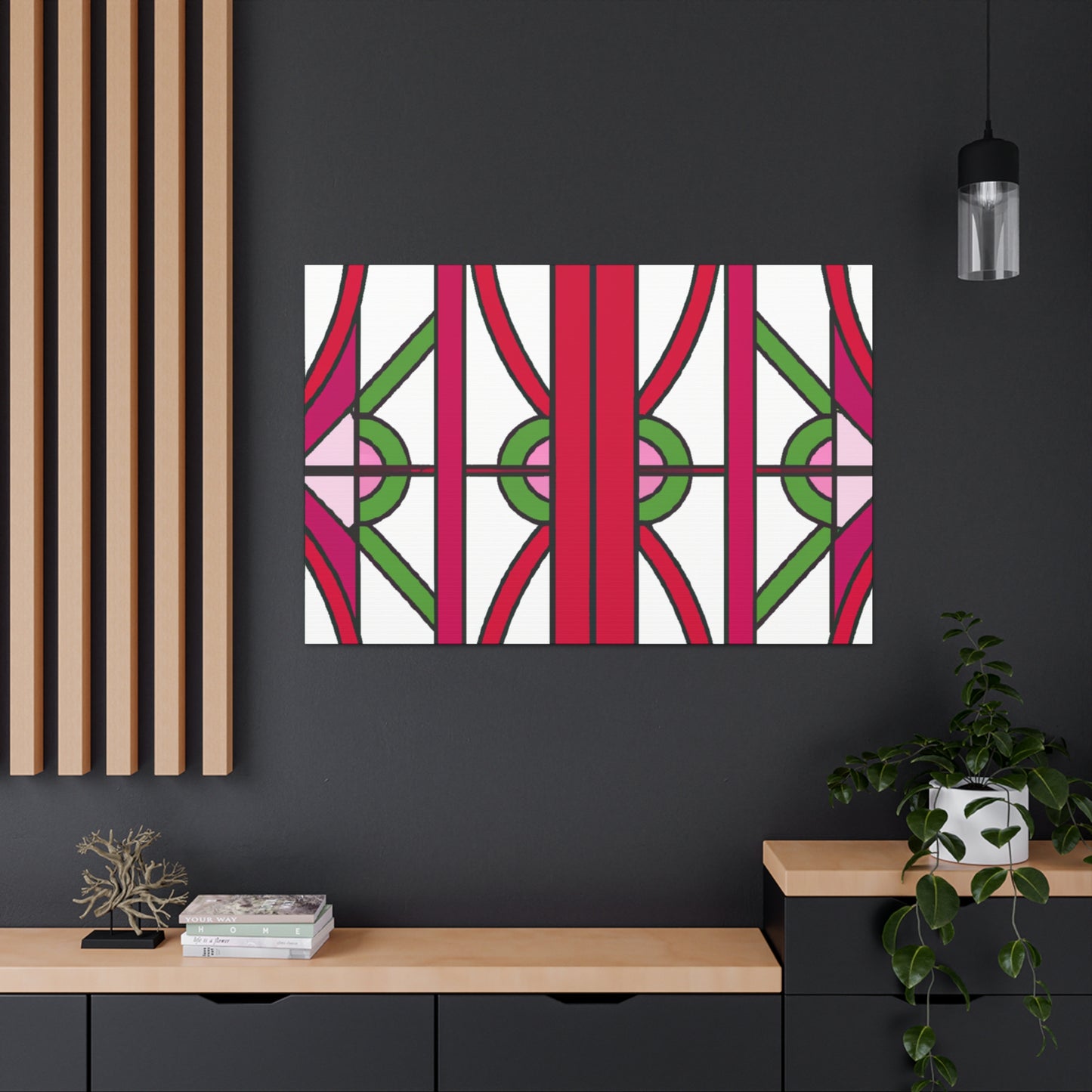Cheerful - Glass Canvas
