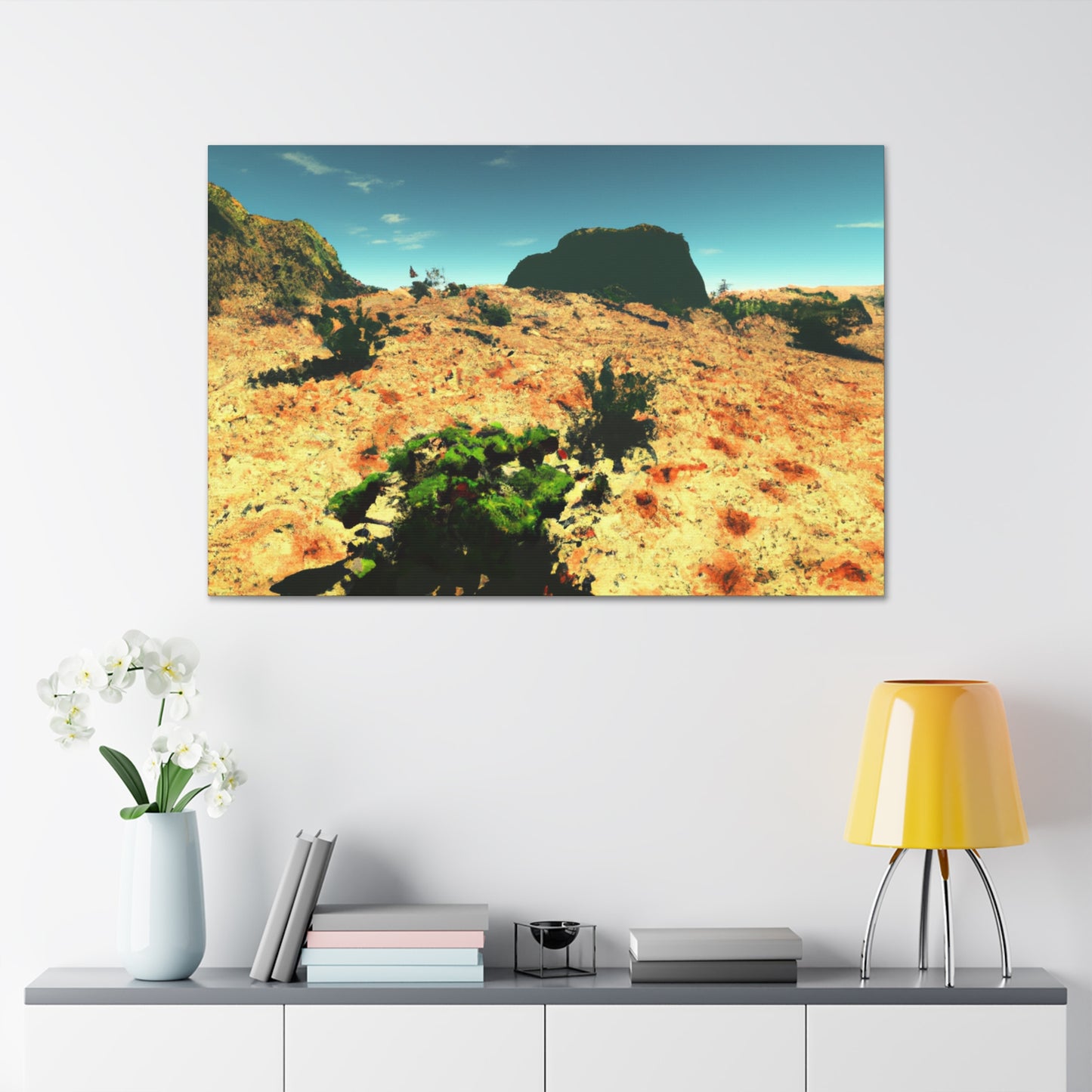 Desert Mirage-Landscape - Canvas