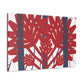Sparklecrane - Floral Canvas Retro Design