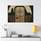 "Atomic Orbit- Midcentury" - Canvas