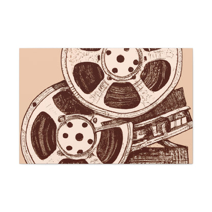 Reel Smashers - Retro Music and Film Canvas
