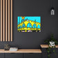 Sock-Hop-A-Round. - Pop Art Canvas