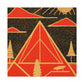 Electric Pyramid - Midcentury Canvas