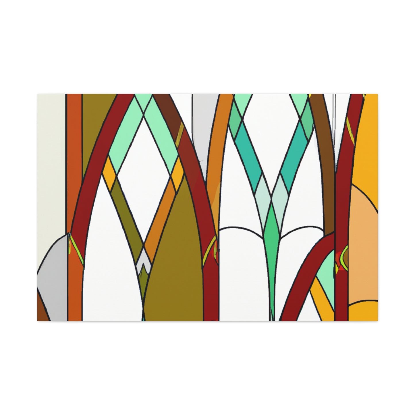 Arched- Glass Canvas