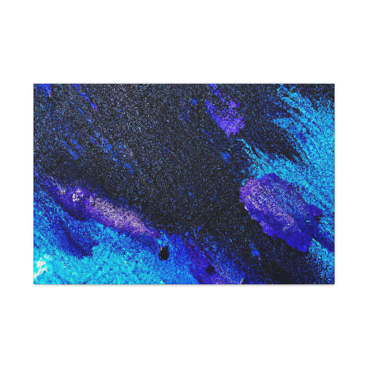 Blue Haze - Abstract Canvas