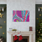 Flamenose! - Abstract Retro Design Canvas