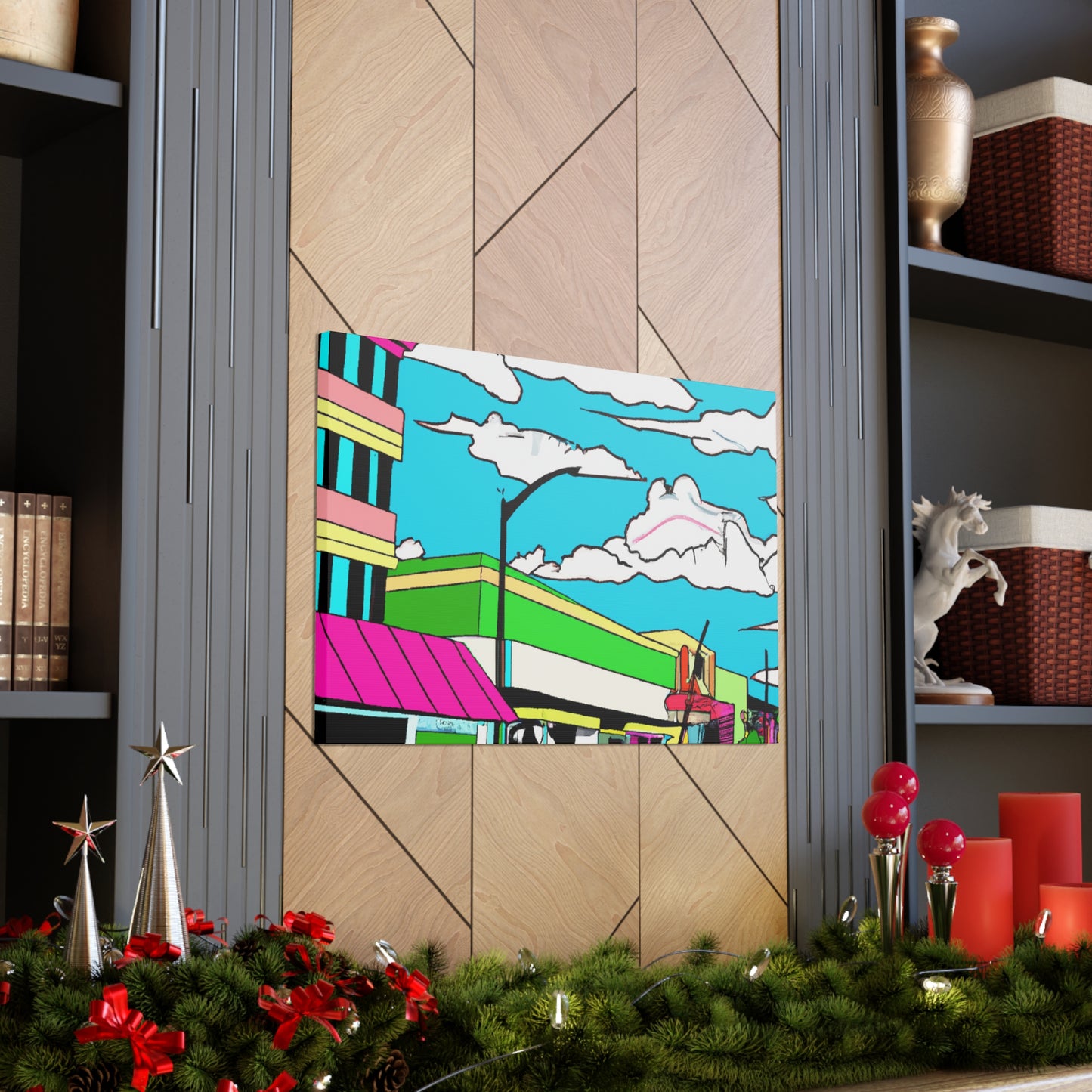 Sky View Way - Pop Art Canvas