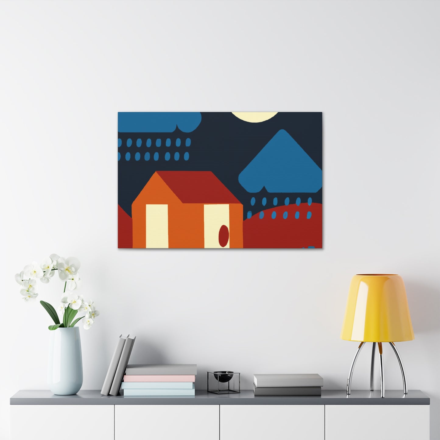 Vibrant Arches - Midcentury - Canvas