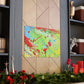 "Early Morning Foggy Rio Vista" - Abstract Canvas
