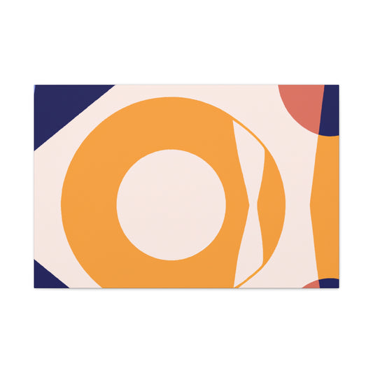 Spiraled Reflections - Midcentury - Canvas