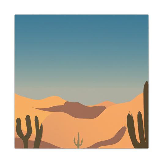 Cactustine - Landscape - Canvas