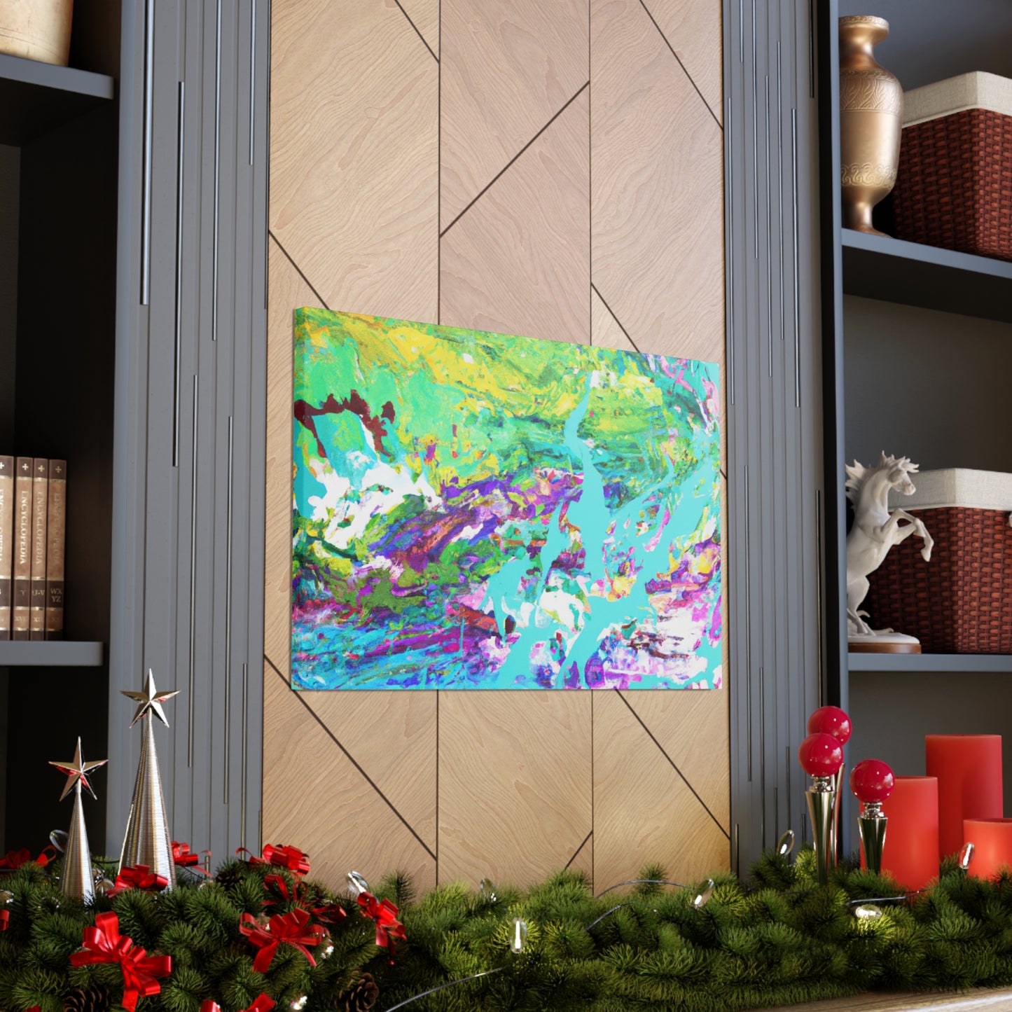 Vibrant Splendor - Abstract Canvas