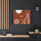 "Specklefluff" - Midcentury Canvas